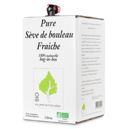 Sève de bouleau fraîche bag in box 3L